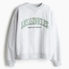 Ｈ&M エイチアンドエム オーバーサイズスウェットシャツ ロサンゼルス XL