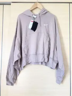 NIKE ウィメンズ　パーカー　スウェット　フーディ　くすみピンク　L