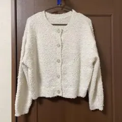 クールカレアン　Koos シャギーカーディガン　アイボリー　38