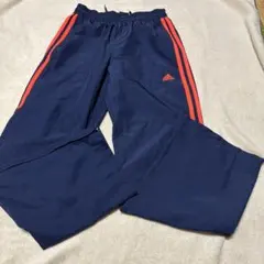 adidas ネイビー/レッド ジャージパンツ　160