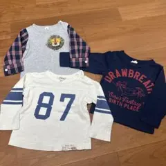 F.O.U キムラタン 80 ロングスリーブ　Tシャツ セット