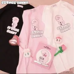 ESTHER BUNNY エスターバニーTシャツ／ブラックM