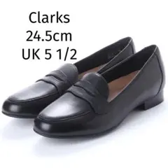 Clarks クラークス アンブラッシュゴー ローファー 24.5 ブラックのサムネイル