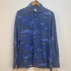 RING JACKET e'lent 鹿の子 カモフラージュ　ワイドカラーシャツのサムネイル