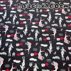 581/アメリカンウェイトレス柄生地 100cm