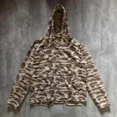 ユーロ古着 ストックホルム製H&Mタイガーカモコットンミリタリー上品