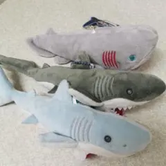 サメ マスコット3種