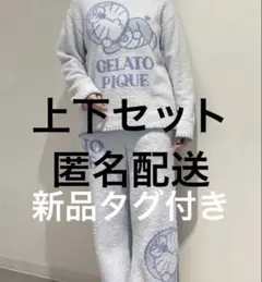 ジェラピケ　ドラえもん　ベビモコジャガードプルオーバー