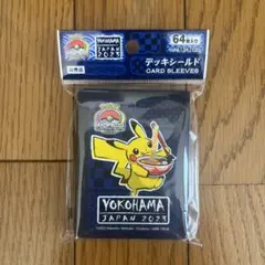 【WCS2023】選手限定ウェルカムキット デッキシールド　スリーブ ピカチュウ
