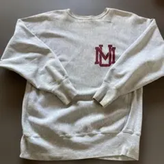 激レア 両面染み込みプリント reverse weave usa