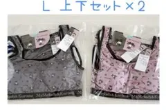 匿名配送❣️真夜中のメロクロ　下着　ブラジャー　ショーツ　セットアップ　L 2枚