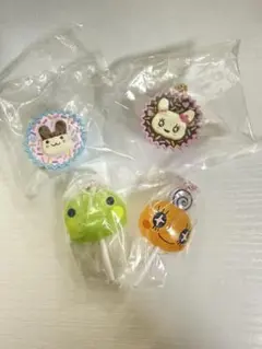 たまごっち ガチャ 4点セット カラフルキャンディチャーム 手作りおやつチャーム