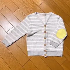 zaraboys☆パッチ付きボーダーカーデ