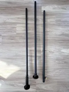 Draw a line ドローアライン Tension Rod Black 縦