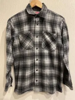 wrangler ラングラー　フランネルネルシャツ グレー
