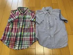 Ralph Lauren チェック柄シャツ 100 2枚セット