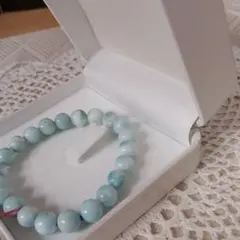 新品　世界三大ヒーリングストーン　ラリマーブレスレット　約8㎜　癒し効果