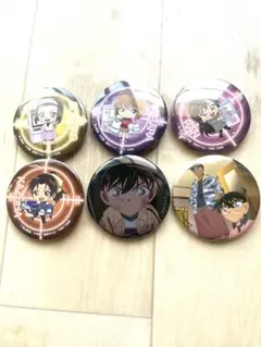名探偵コナン 缶バッジ 6個セット