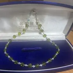 水晶ネックレス　緑水晶？