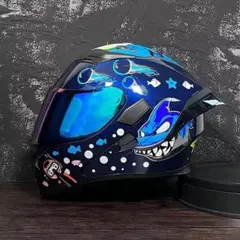 ダブルレンズフルフェイスヘルメットバイクヘルメットレンズ新品S〜XL