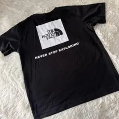 人気✨ ノースフェイス 半袖 Tシャツ バックプリント ブラック M