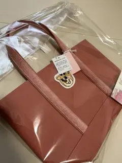 ラブラリーバイフェイラー オールドテディガール ワッペントートバッグ ピンクL