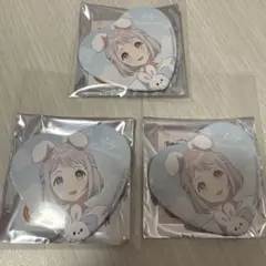 学マス 学園アイドルマスター gigo ハート缶バッジ 葛城リーリヤ 3個