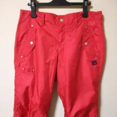 新品タグ付き　PEARLY GATES レディースパンツ サイズ0 レッド 新品タグ付き PEARLY GATES レディースパンツ サイズ0 レッド