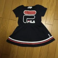 FILA ネイビー 半袖ワンピース　サイズ90
