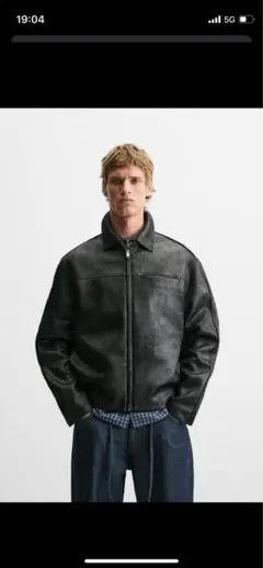 2026年最新】ZARA メンズ レザージャケット・ライダースの人気アイテム