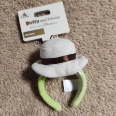 【新品未使用】香港ディズニーランド オル・メル カチューシャ キーチェーン