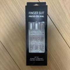 FINGER SUIT PRESS-ON NAIL シアーピンク 40個入り