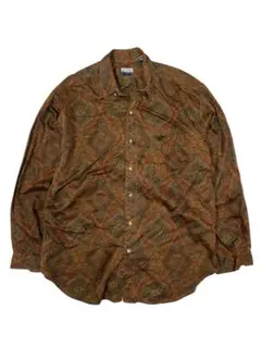 長袖メンズ総柄