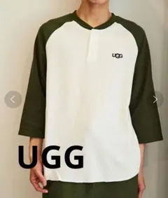 【美品】UGGラグランワッフル五分丈Tシャツアグのサムネイル
