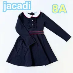 【未使い】jacadi ネイビー　ロングワンピース　発表会ドレス　10A 未使い】jacadi ネイビー ロングワンピース 発表会ドレス 5A - メルカリ