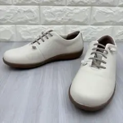 【極美品】Achilles SORBO　レザースニーカー　幅広　23.5㎝　3E