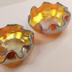 ルイス・カムフォート・ティファニー ブルーファブリル ガラス TIFFANY