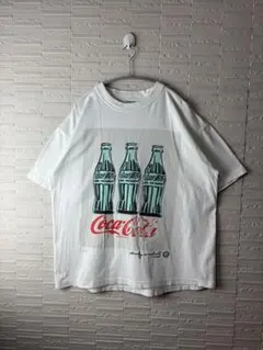 90s USA製ヴィンテージ　Andy Warhol アートTシャツ　コカコーラ
