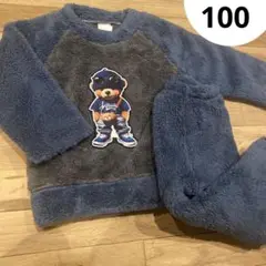 【未使用】もこもこ　パジャマ　キッズ　大きめ100