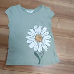 H&M 花柄 Tシャツ 134/140