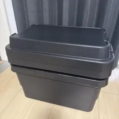無印良品 / 頑丈収納ボックス　ダークグレー　大　2点セット