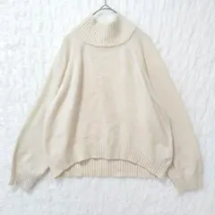 センスオブプレイス アーバンリサーチ オーバーサイズ ハイネック セーター