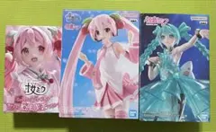 初音ミク 桜ミク フィギュア まとめ売り 3点