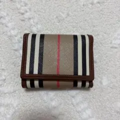 BURBERRY 三つ折り財布 チェック柄のサムネイル