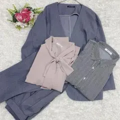 【L/M】美品 Jeunne garcon ノーカラースーツ　セットアップ