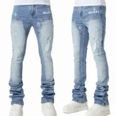 GUAPI AQUA BLUE STARFLARE DENIM