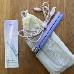 COGIT イージースタイラー　ストレート　ヘアアイロン USB パープル