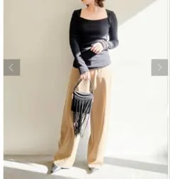 【GALLARDAGALANTE】カップ付きデザインカットソー M