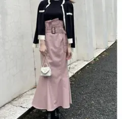 【期間限定出品】SNIDEL ベルティッドマーメイドスカート