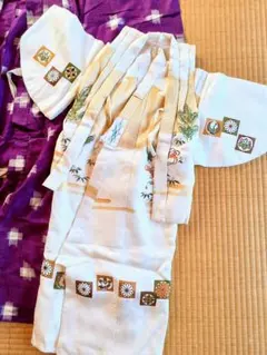 着物　古布　リメイク用素材　2着セット